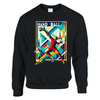 ultimate comfort Sweater Handball Paris thick unisex sweatshirt 50 % cotton polyester soft pill resistant feel double needle stitching stretchable rib spandex classic cut perfect everyday wear
