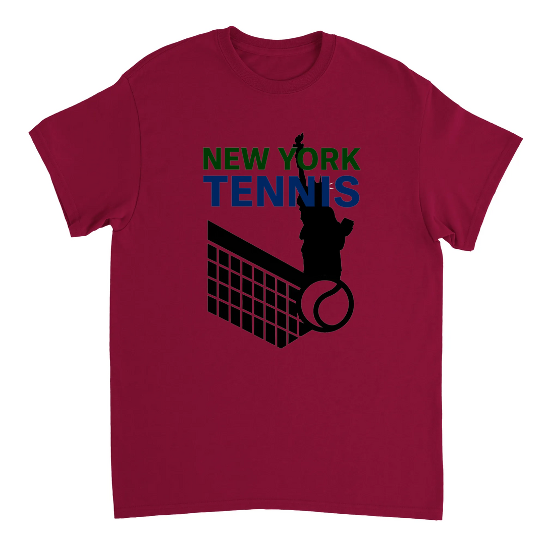 Image Red de New York Tennis Tshirt 8 [color:red] [view:front]