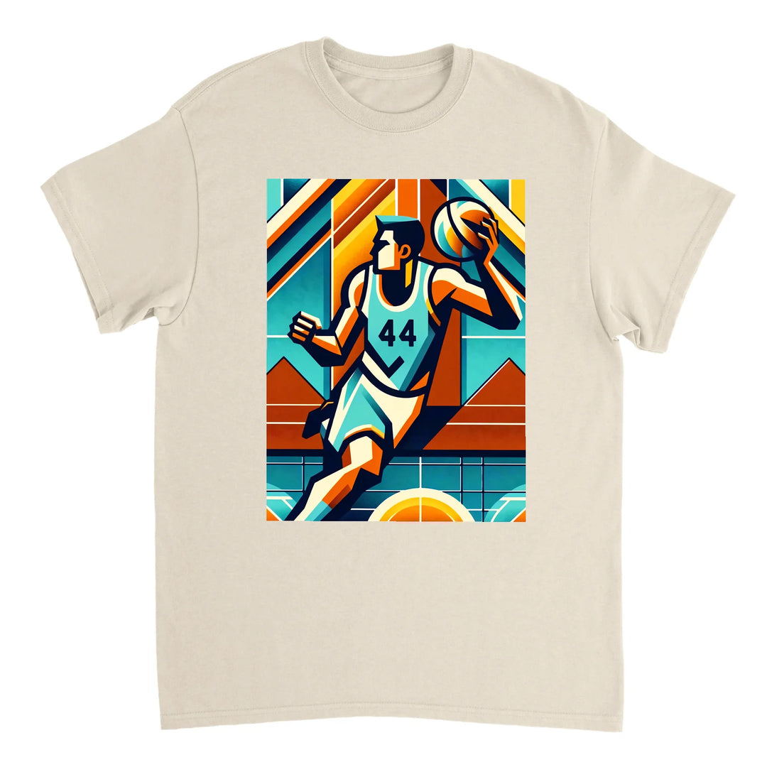 T-shirt T - shirt unique thème basketball parfait passionnés sport design dynamique style terrain occasion pièce garde-robe amour jeu taille S M L XL XXL