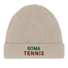Image Sand de Beanie Roma Tennis  - Cotton Bio, Embroidered Design