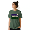 T-shirt de ténis Wimbledon, ideal para fãs e jogadores, com um design vibrante e confortável em algodão respirável
