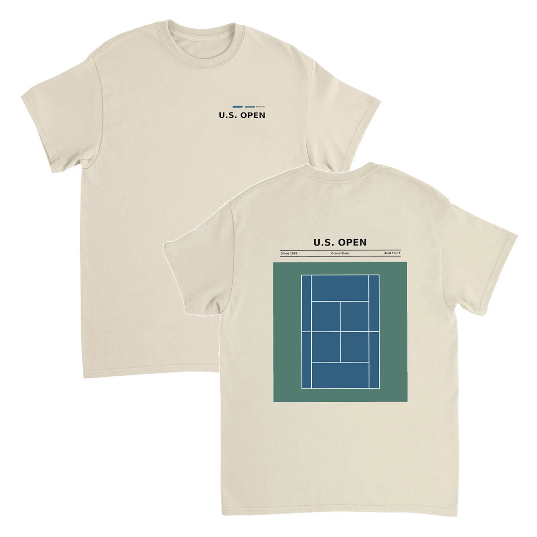 Image Natural de Us Open Tennis Tshirt [color:natural] [view:combined]