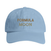 Vintage izšūta cepure ar Formula 1 Moon dizainu, zems profils, ikdienišķs