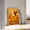 perfect blend elegance nostalgia Golf Paris 2 Poster rich brown green hues vintage art charm deco styles framed print enthusiasts best gift golfer A4 cm A0 sizes
