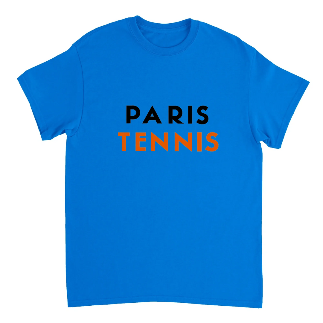 T-shirt wardrobe Paris Tennis T shirt stylish tee vibrant spirit love high quality fabric perfect court today sizes M L XL XXL