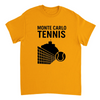 モンテカルロテニスTシャツは、スポーツ愛好家とファッション好きに最適なスタイルを引き立てます。テニスの優雅さを祝う鮮やかなデザインで、コートの内外で目を引く一着です。サイズはS、M、Lをご用意。