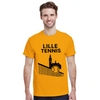 Image Gold de Lille Tennis Tshirt [color:gold] [view:front]