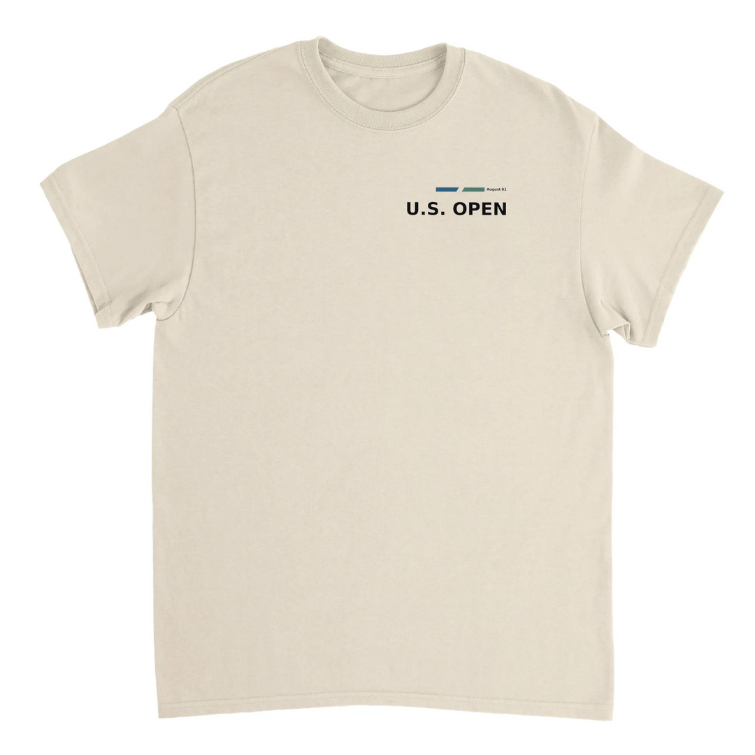 Koszulka US Open Tennis, idealna dla fanów tenisa. Wykonana z wysokiej jakości 100% bawełny, zapewnia komfort i styl na korci