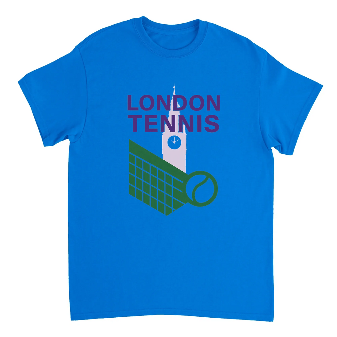 T-shirt style London Tennis T shirt perfect sports enthusiasts fashion lovers trendy tee sleek design vibrant culture yours today passion game sizes S M L XL XXL