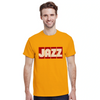 ジャズ音楽をテーマにしたTシャツ。リズムとソウルを祝う鮮やかなデザインで、音楽愛好家やファッション好きに最適。サイズはSからXXLまで対応。