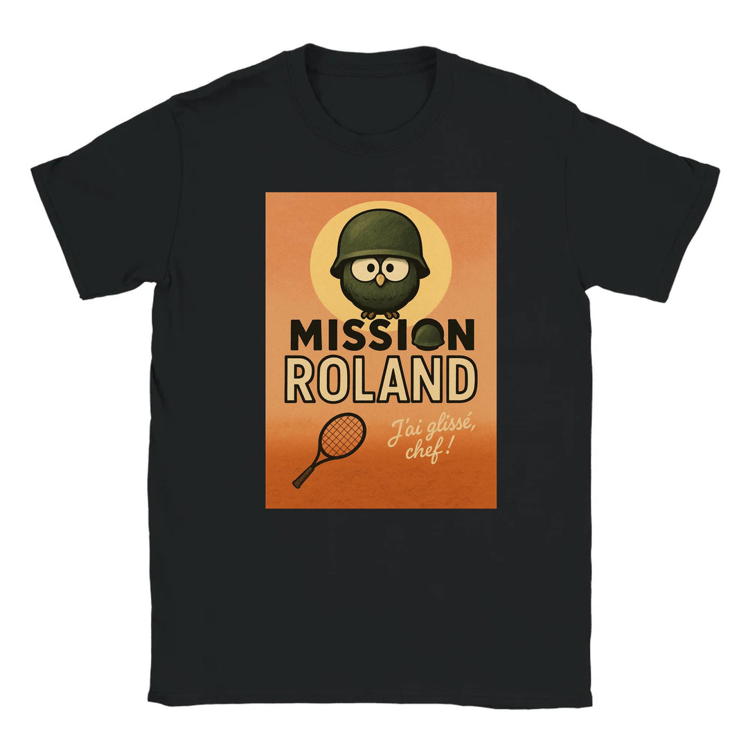 T-shirt sporty side Mission Roland Tennis 3 t shirt enthusiasts exclusive tee essence game today style court plush breathable cotton material