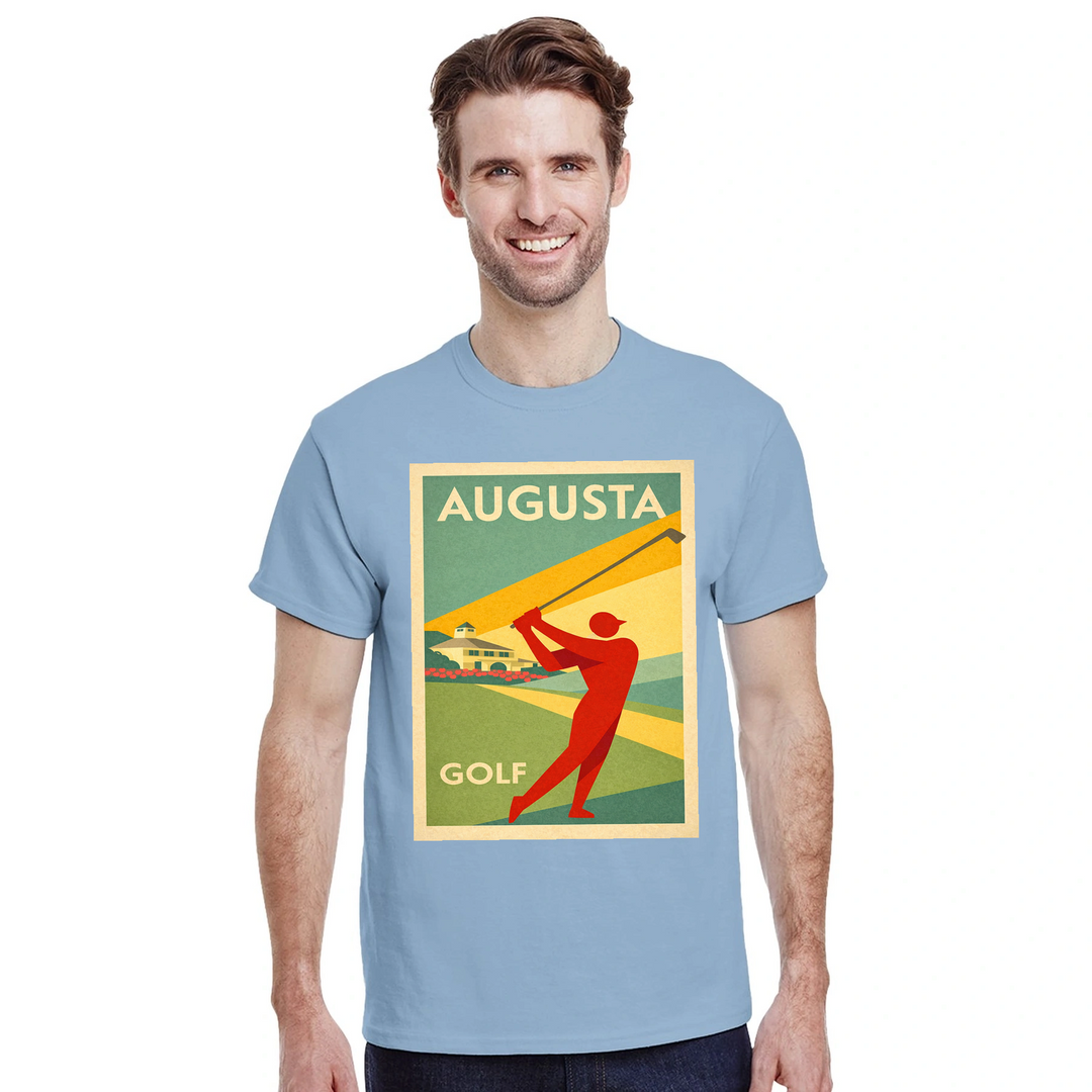 Camiseta com um gráfico do Augusta National Golf Club