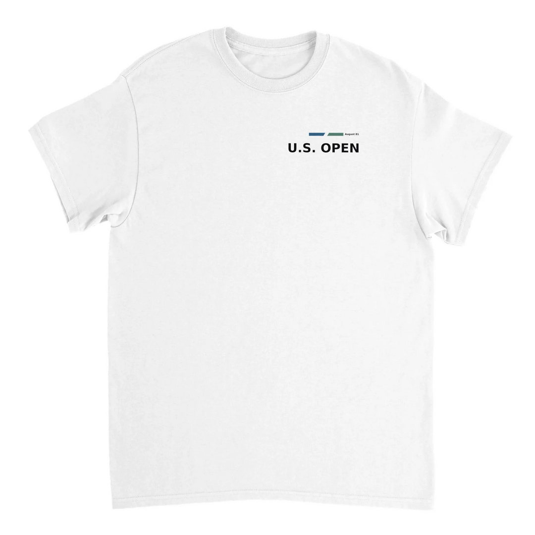 Koszulka US Open Tennis, idealna dla fanów tenisa. Wykonana z wysokiej jakości 100% bawełny, zapewnia komfort i styl na korci