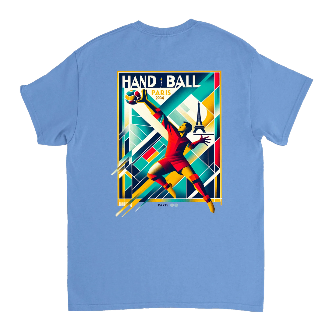 Handball Paris T-shirt med stilren design som hyllar handbollen och Paris. Finns i storlekarna S till XXL