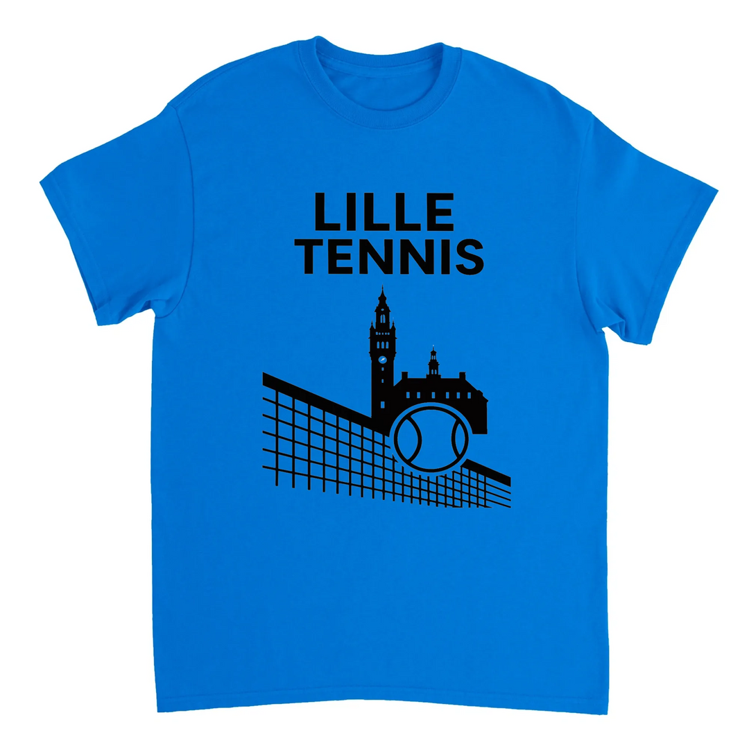 Image Blue de Lille Tennis Tshirt [color:blue] [view:front]