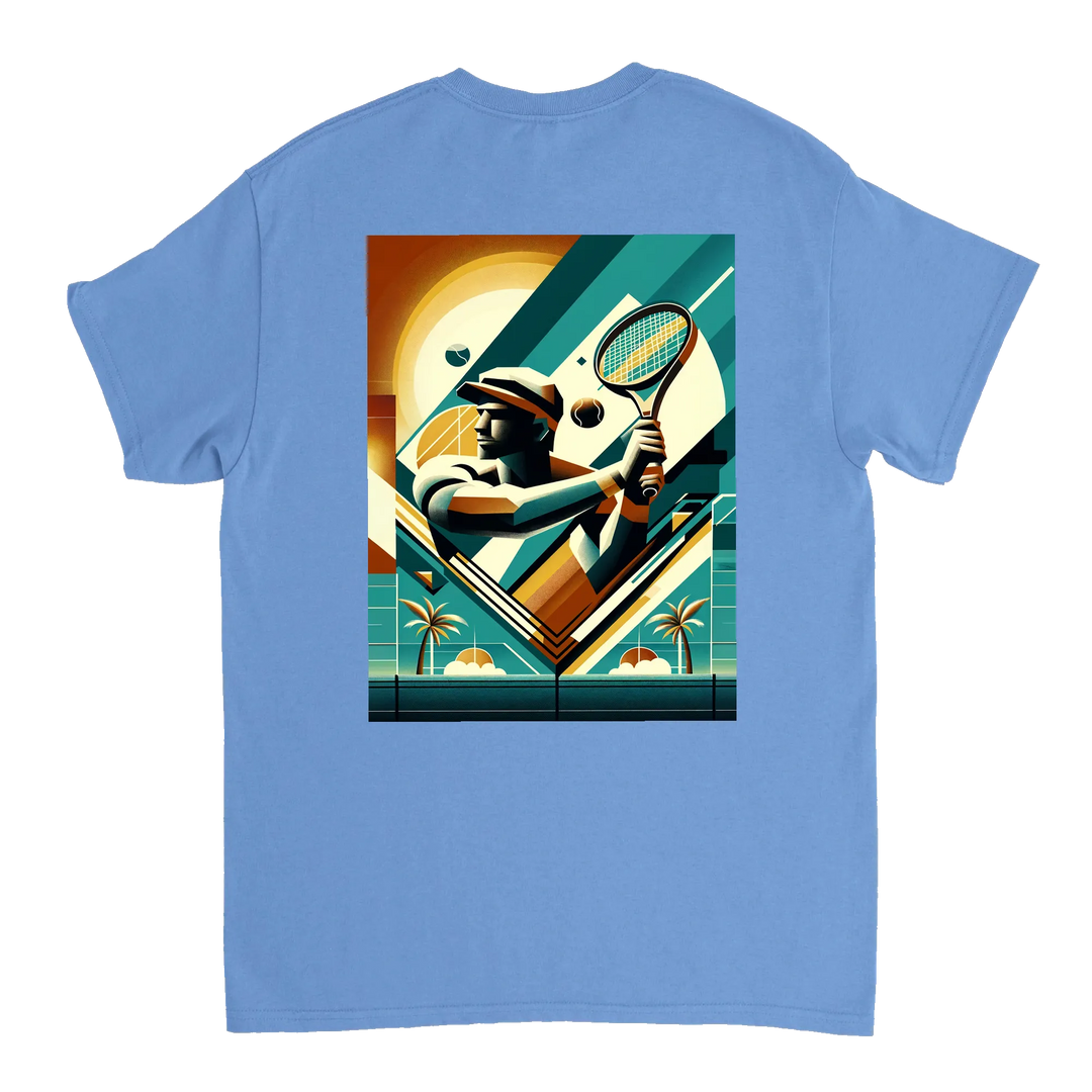 T-shirt de ténis Miami, com design vibrante, ideal para entusiastas do ténis e amantes de Miami. Perfeito para o court ou uso