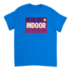 Camiseta de ténis indoor, perfeita para entusiastas do desporto, feita em algodão durável e confortável