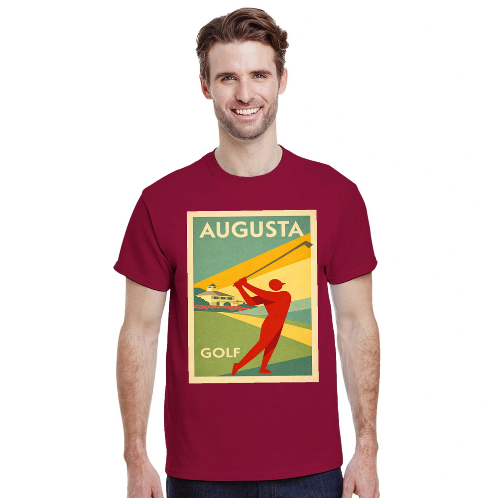 T-shirt style course Augusta United States Golf t shirt enthusiasts tee iconic sport legendary courses stylish comfort flair next game casual outing premium cotton quality