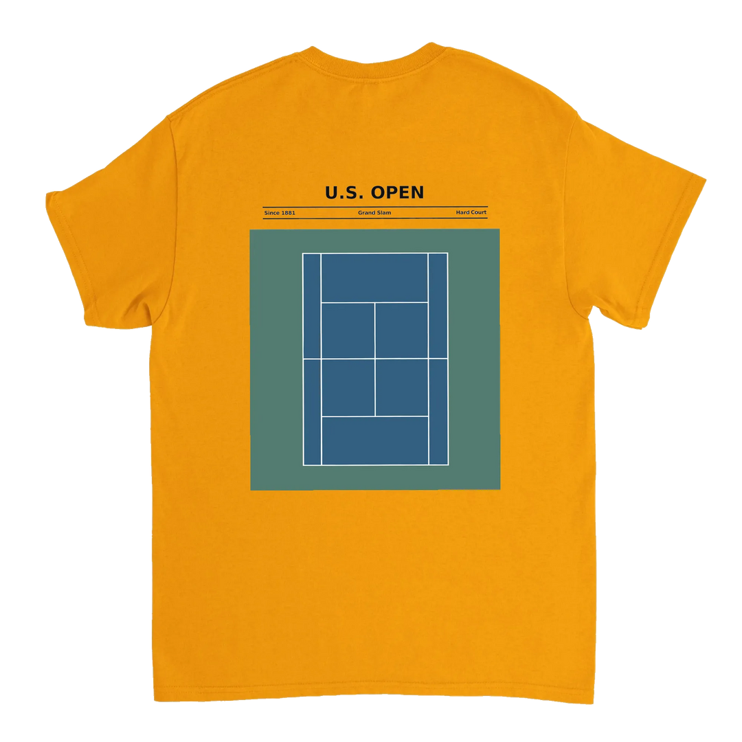 Image Gold de Us Open Tennis Tshirt [color:gold] [view:back]