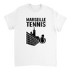 T-shirt Marseille Tennis con design vivace, perfetta per gli appassionati di tennis. Comfort e stile per ogni occasione