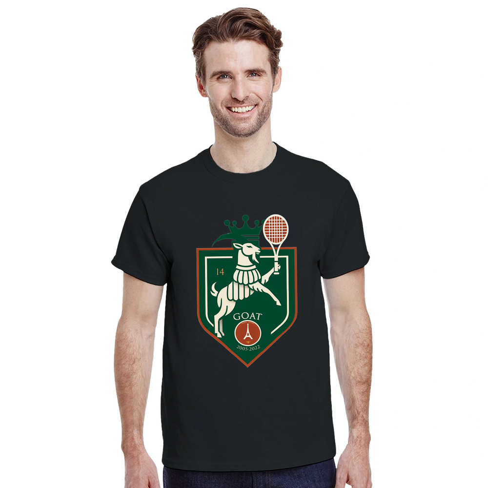 T-shirt wardrobe exclusive Tennis GOAT Rafa Paris t shirt legend Nadal iconic design perfect fan premium cotton tee day comfort court love