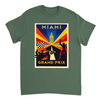 Miami F1 t-shirt i en färgstark design, hyllar den pulserande energin från Formel 1-scenen i USA. Finns i storlekar S till XX