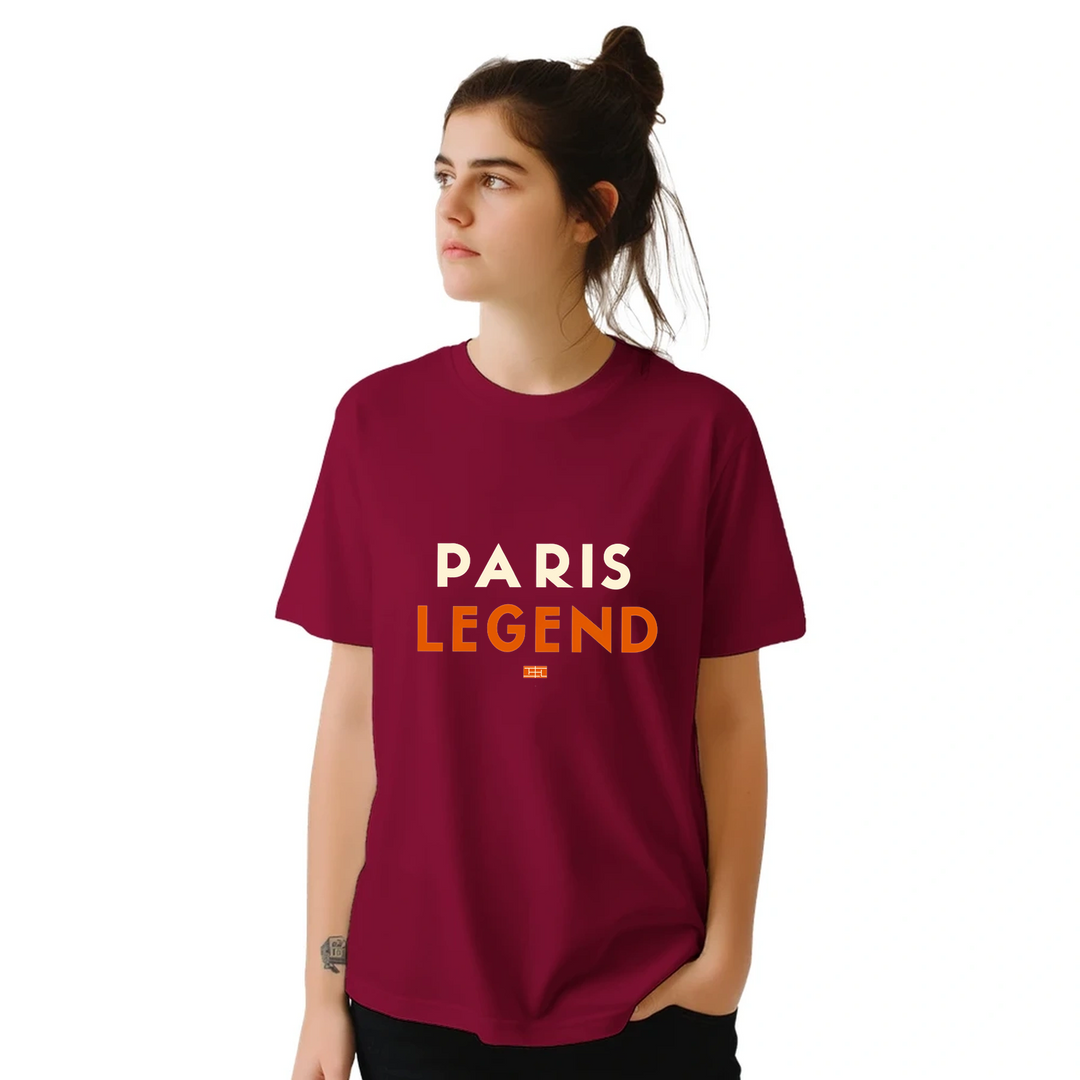 T-shirt T - shirt exclusif Tennis Paris Legend parfait passionnés style design unique esprit légendaire occasion le tailles S M L XL XXL