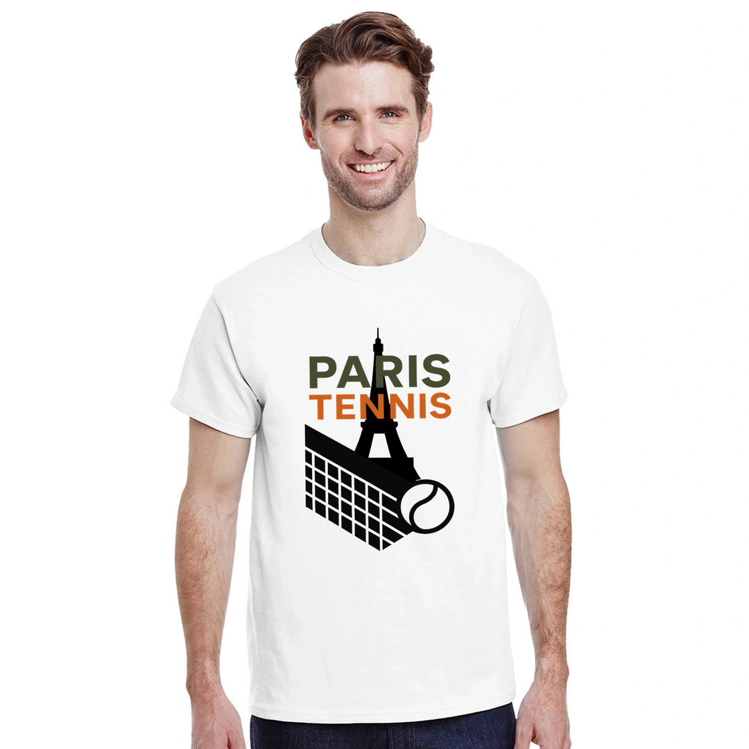 パリテニス10 Tシャツは、スタイルと快適さを兼ね備えたアイテムです。テニス愛好者にぴったりの洗練されたデザインで、コート内外で活躍します。サイズはS、M、L、XL、XXLから選べます。