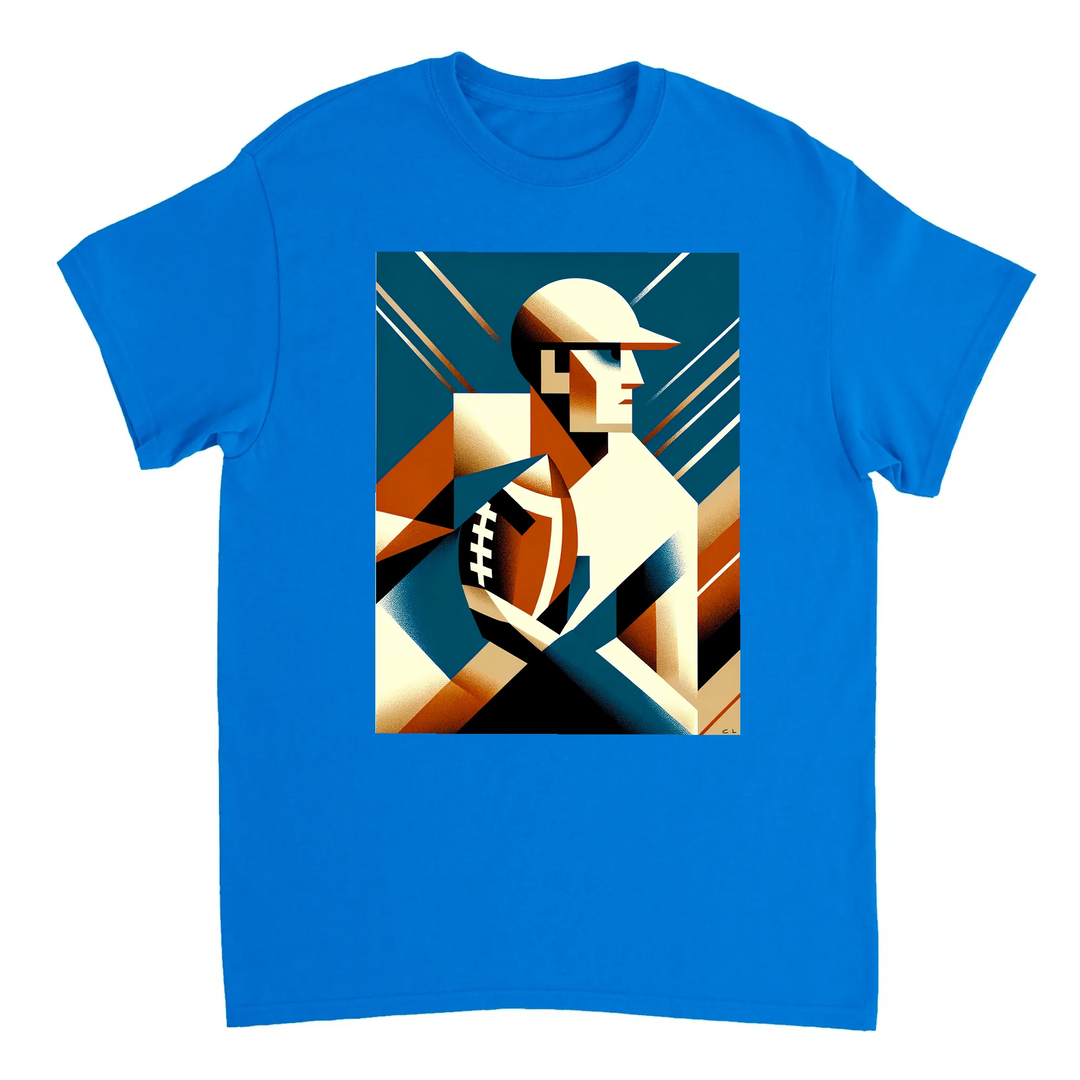 T-shirt big stylish American football t shirt fans players tee bold design team spirit soft breathable cotton day comfort field stands yours today game gear