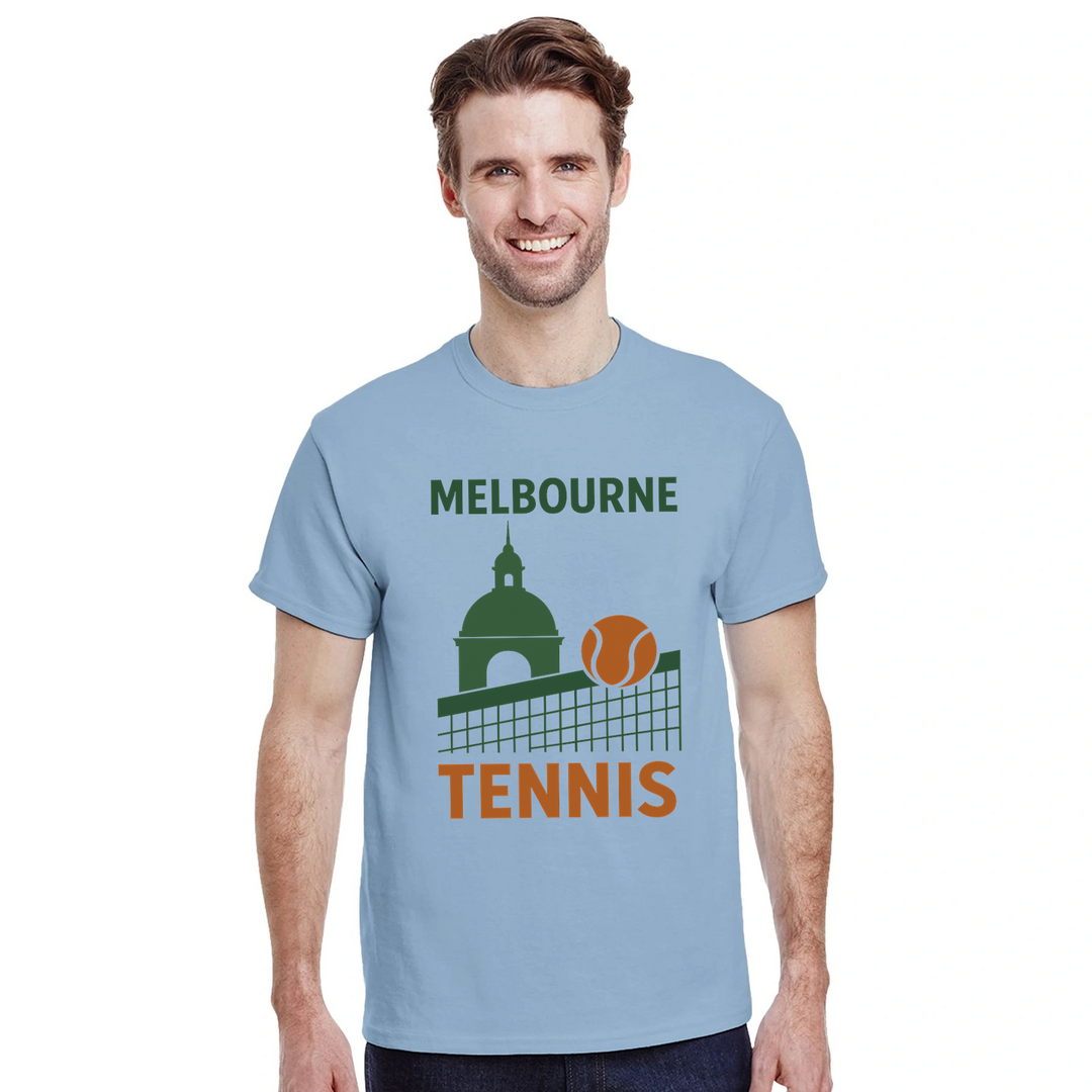 テニスメルボルンTシャツは、メルボルンのテニスシーンを表現したスタイリッシュなデザインで、ファンやプレイヤーにぴったり。快適で耐久性のあるプレミアムコットン素材を使用。
