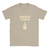 T-shirt T - shirt unique charme Paris énergie tennis valeur passion un design captivant parfait amateurs sport mode française confort supérieur grâce tissu coton doux respirant