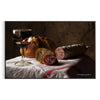 kitchen decor elegant Saucisson Conception Gauloise poster rich black green hues cm striking design perfect food enthusiasts