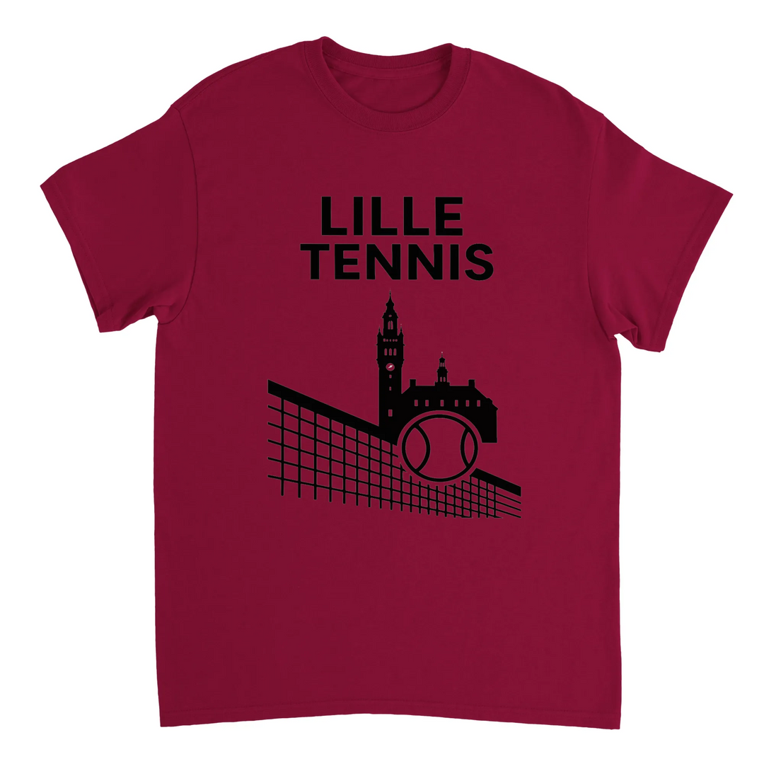 Image Red de Lille Tennis Tshirt [color:red] [view:front]