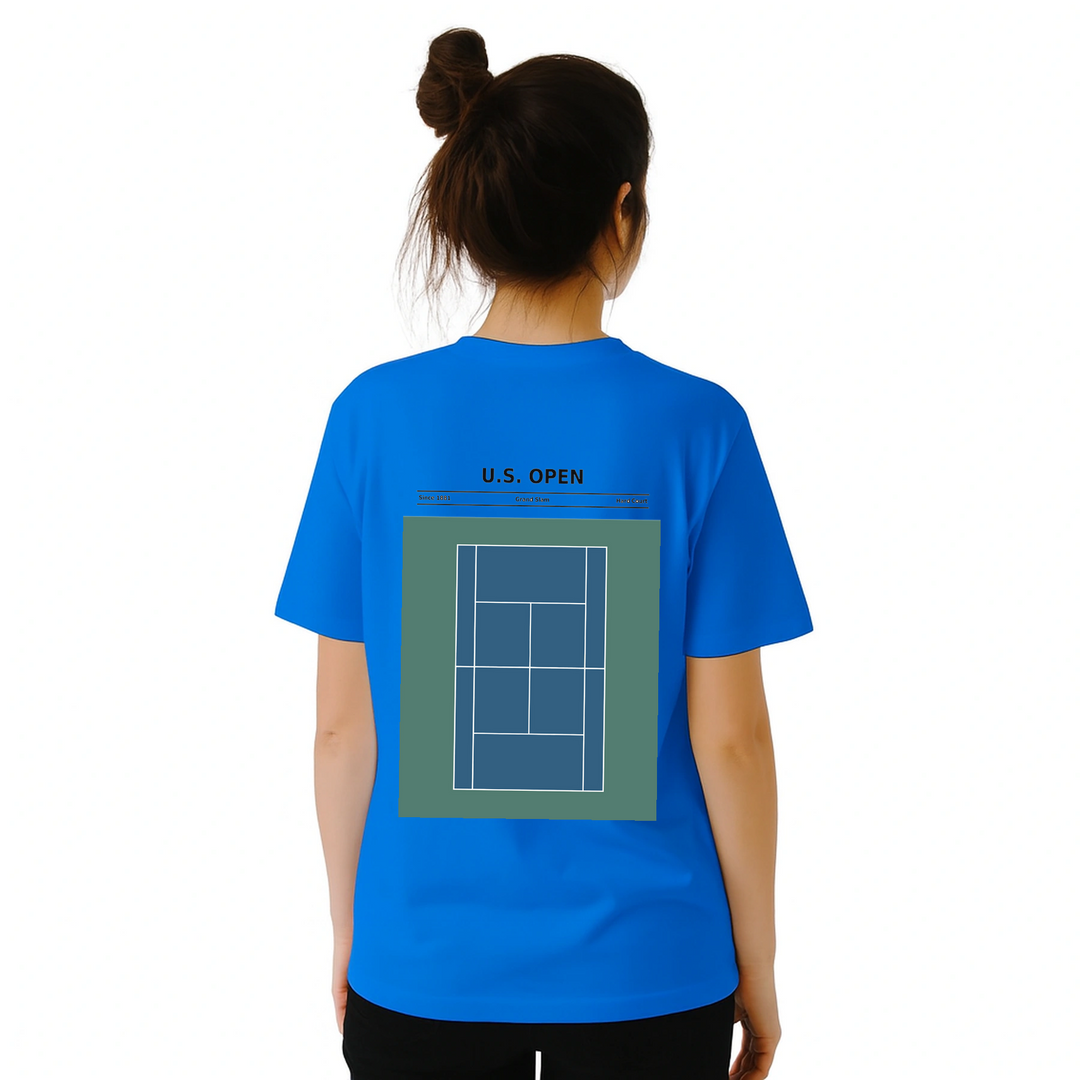 Image Blue de Us Open Tennis Tshirt [color:blue] [view:back]