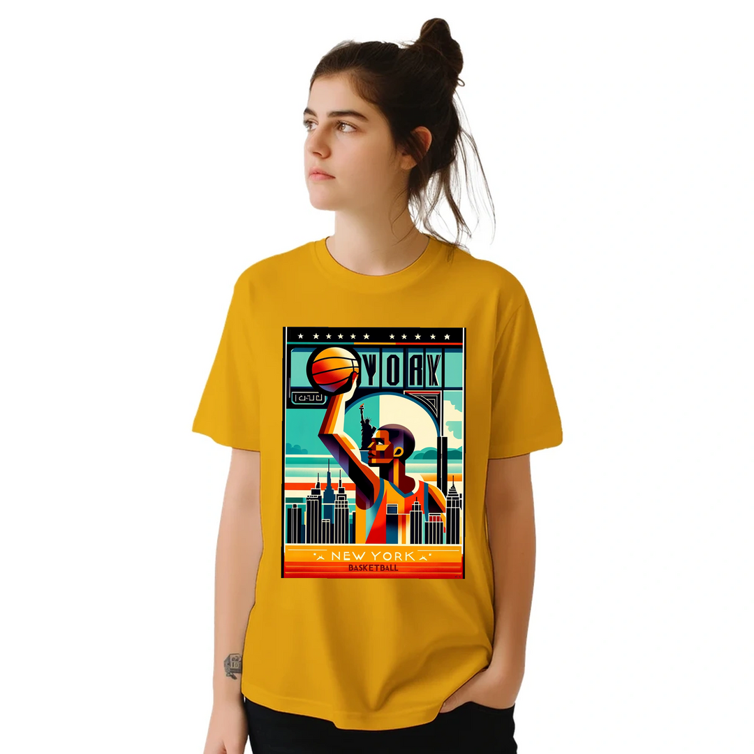 T-shirt street style New York Basketball T shirt trendy tee bold design spirit city iconic heritage fans fashion lovers today available M L XL XXL