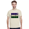 T-shirt de ténis Wimbledon, ideal para fãs e jogadores, com um design vibrante e confortável em algodão respirável