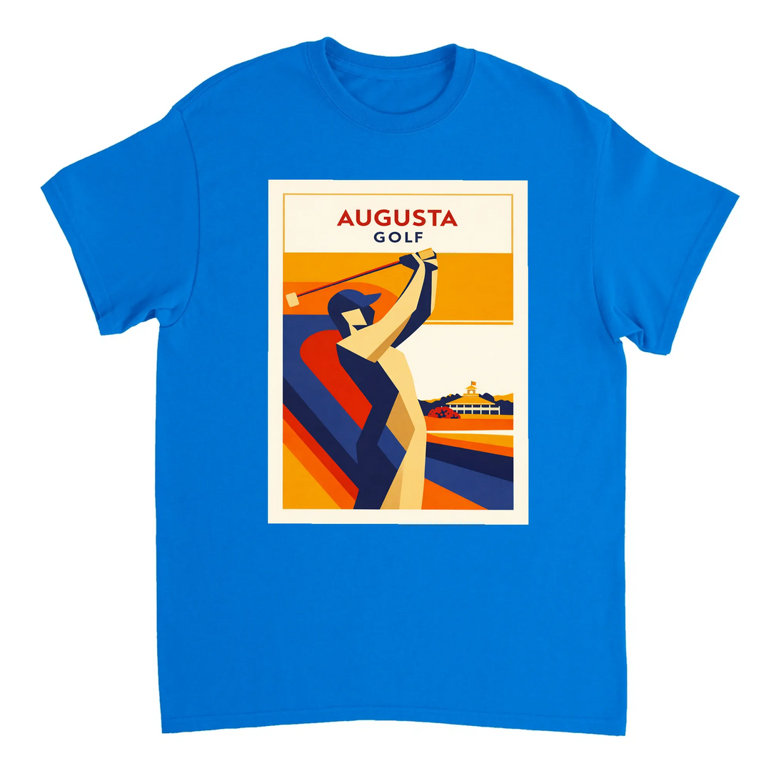 T-shirt wardrobe Augusta golf t shirt enthusiasts fans stylish tee spirit prestigious National Club comfort durability golfing adventures green perfect fit S M L XL XXL