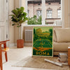 Affiche captivante Rome Jungle Tennis teintes vibrantes jaune gris espace voyage évasion œuvre unique disponible 50x70 cm décoration A4 60×80 A0