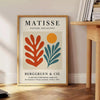 space vibrant Matisse Papiers Découpés 4 poster stunning orange red hues Henri essence cutouts masterful print art lovers wall available embellished bare