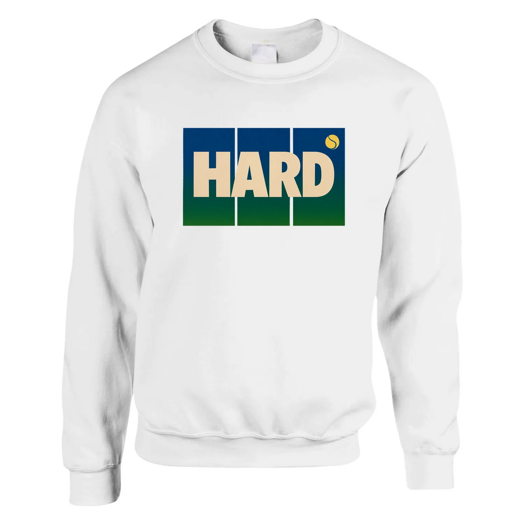 Suéter Hard Tennis, confortável e elegante, feito de uma mistura de 50% algodão e 50% poliéster, com costura resistente e mal