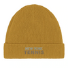 Image Mustard de Beanie New York Tennis 3  - Cotton Bio, Embroidered Design