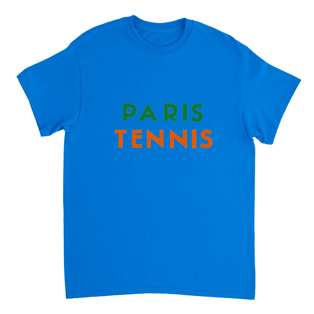 T-shirt wardrobe Paris Tennis T Shirt lovers fashion enthusiasts stylish tee essence Parisian charm court everyday wear match day comfort flair today premium cotton ultimate softness