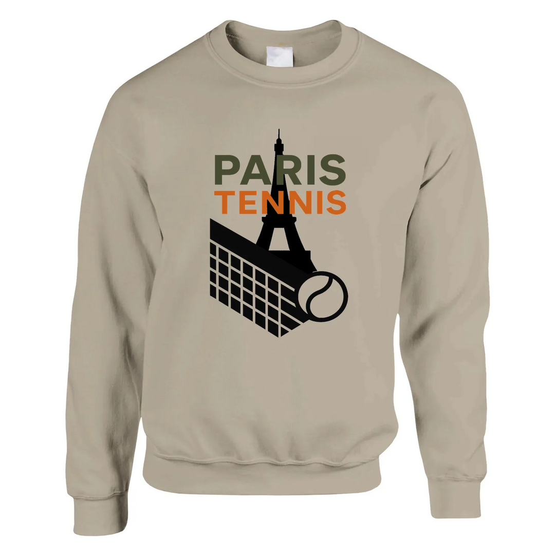 Sweter Paris Tennis wykonany z miękkiej mieszanki bawełny i poliestru, zapewniający komfort i styl. Idealny dla każdego