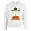 Mission Roland Tennis Sweater un pull épais doux grâce mélange 50 % coton polyester une filature jet air boulochage coutures tricot imprimé élasthanne unisexe confortable coupe classique