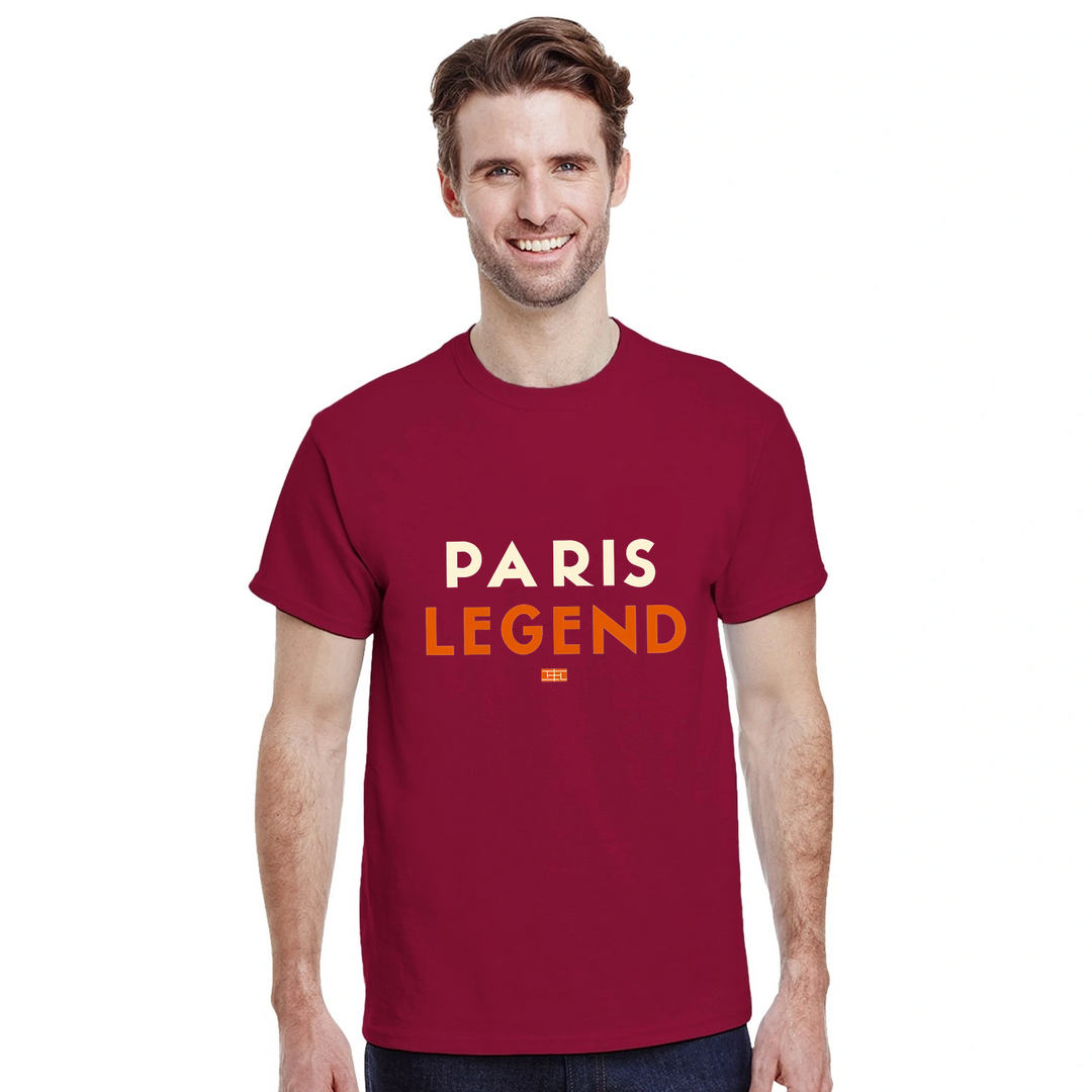 T-shirt T - shirt exclusif Tennis Paris Legend parfait passionnés style design unique esprit légendaire occasion le tailles S M L XL XXL