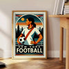 captivante thème New York Football 3 couleurs rouge noir passionnés une touche dynamique décor poster dimensions 50x70 cm disponibles A4 A0