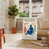 space vibrant Matisse Papiers Découpés 9 poster classic white orange hues Henri print essence iconic cutouts art lover collection