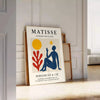 vibrant beauty Matisse Papiers Découpés 10 stunning white orange poster art lovers Henri iconic cutouts life ideal size A4 cm A0 space today