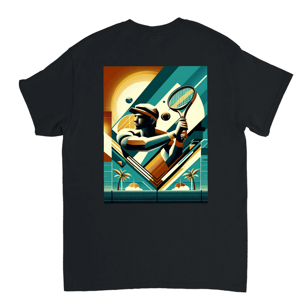 T-shirt de ténis Miami, com design vibrante, ideal para entusiastas do ténis e amantes de Miami. Perfeito para o court ou uso