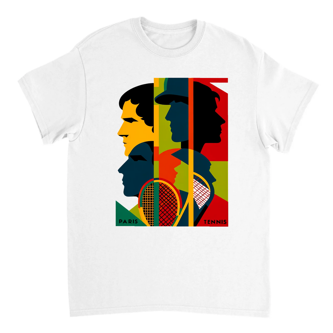 テニス愛好者にぴったりのトーナメントテニスTシャツ。スタイリッシュなデザインで、コートでも観客席でも活躍します。快適なコットン素材で、あなたのワードローブに欠かせない一着です。